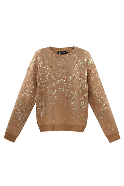 Soft Sponge Knit Sweater for Fall/Winter Comfort