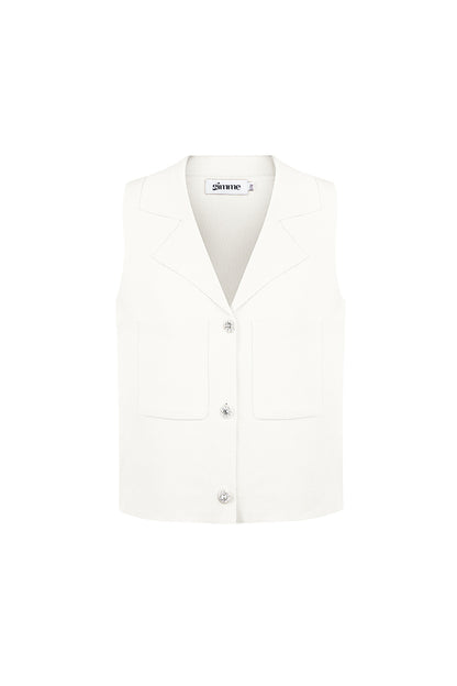 Stylish Viscose Sleeveless Top for Women