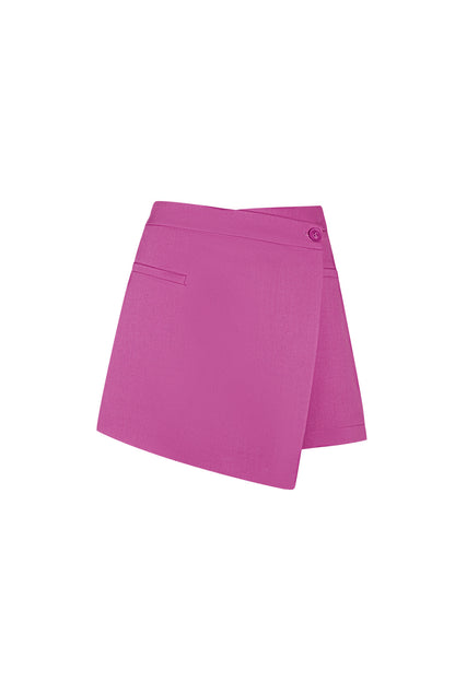 Stylish Green, Fuchsia, Beige Mini Skirt for Fashionistas