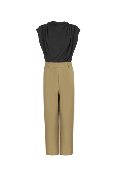 Stylish Black & Beige Bodysuits for Spring/Summer