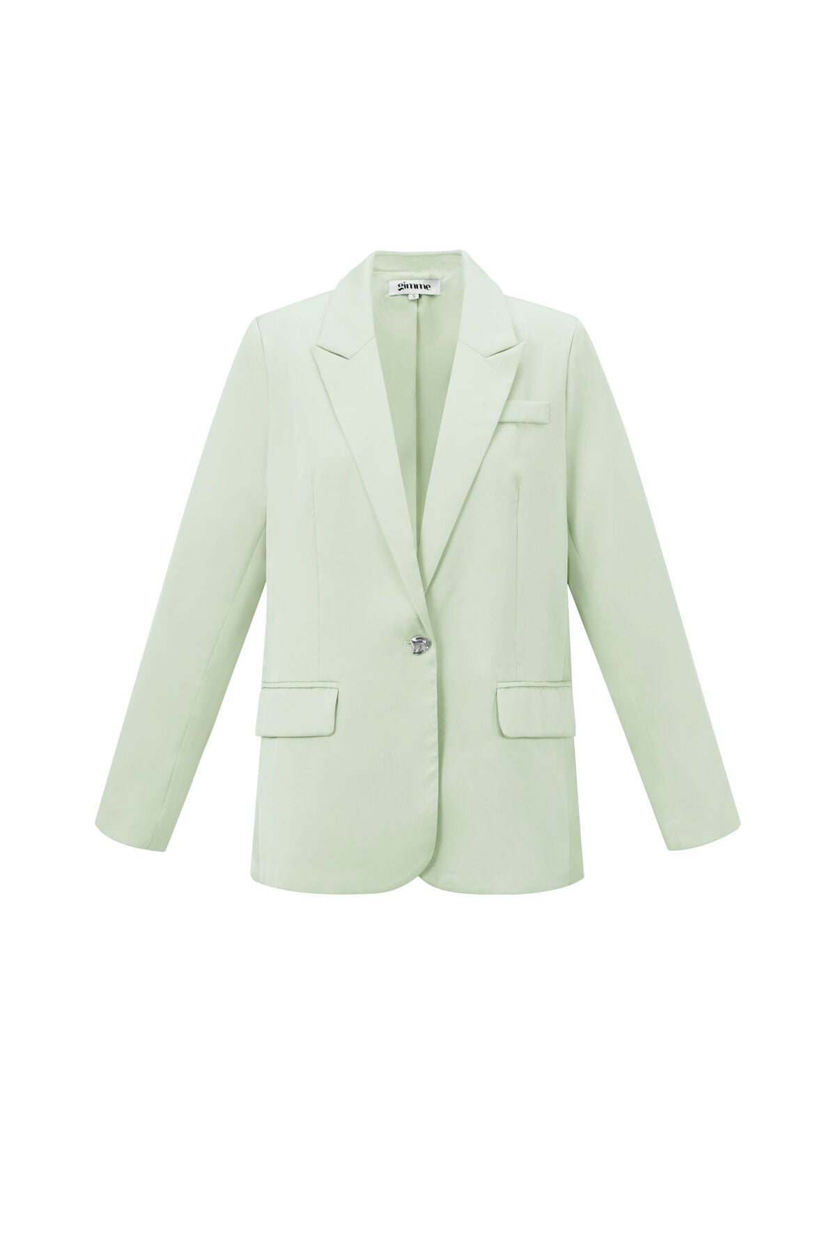 Satin look blazer deel van een set