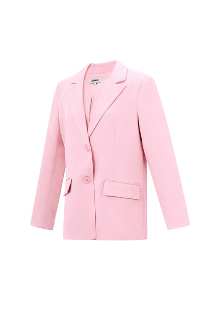 Polyester Women's Suit Set Tailored Bow Detail