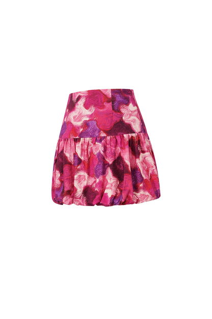 Stylish Fuchsia Mini Skirt for Effortless Elegance