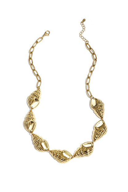 Statement ketting met grote schelpen
