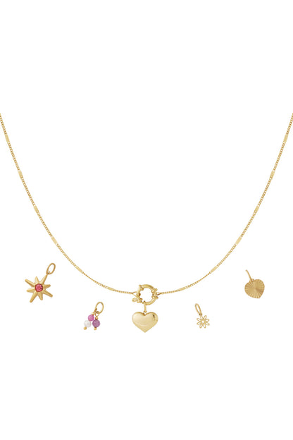 Mini hartje DIY ketting