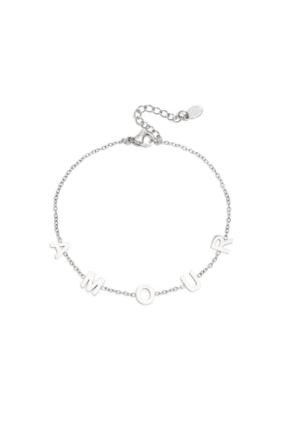 Armband amour chunky letters