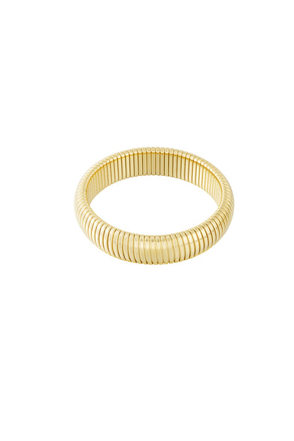 Stoere en trendy stretcharmband