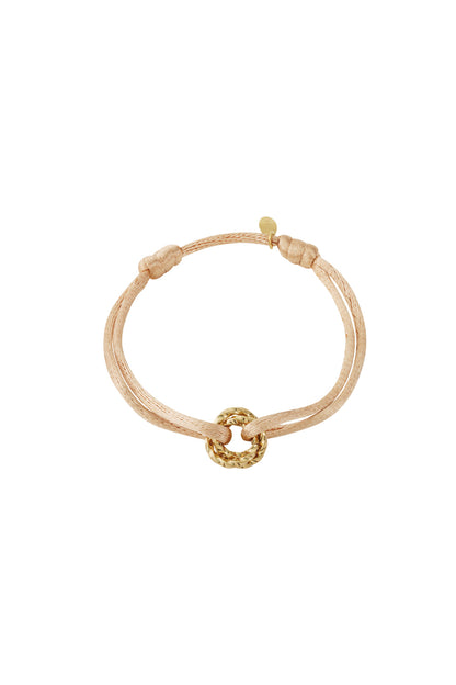 Armband met zonnige dagknoop