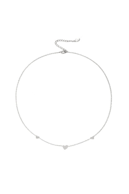 klasssieke ketting met hartjes