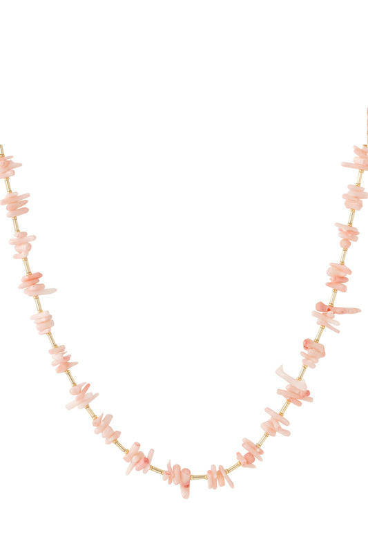 Koraal Charms Ketting