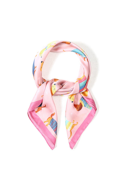 Zomersjaals met dierenprint, casual, polyester, dagelijkse accessoires