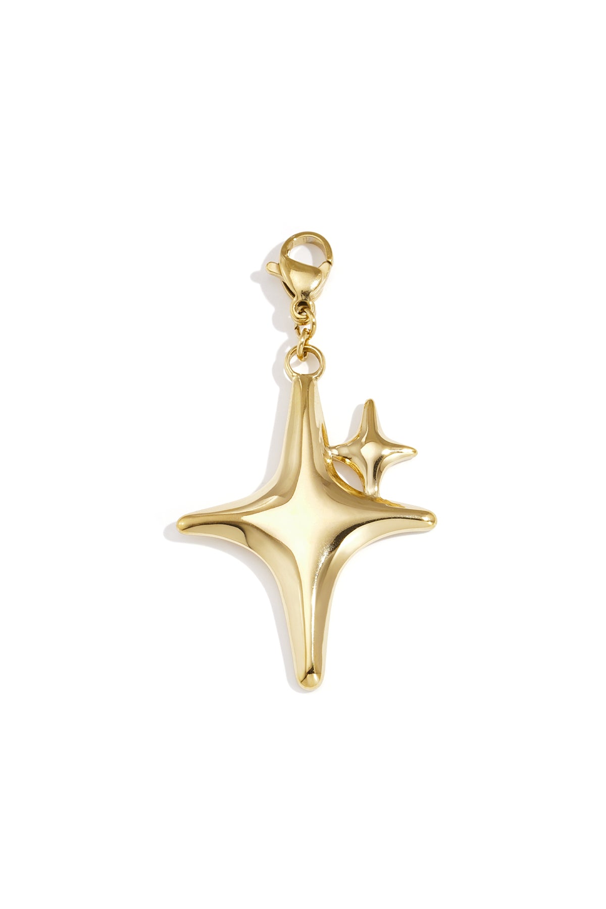 Roestvrijstalen sieradenbedels Ster Casual Kerstmis Eenvoudige serie Dames sieraden