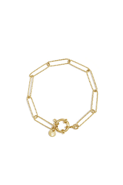 Armband met frontsluiting en lange schakels