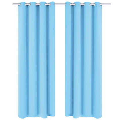 Gordijn Met Metalen Ringen Verduisterend 270X245