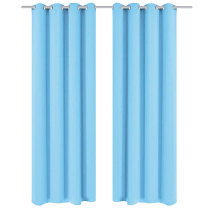 Gordijn Met Metalen Ringen Verduisterend 270X245