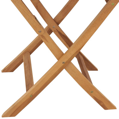 Tuintafel Inklapbaar 85X76 Cm Massief Teakhout