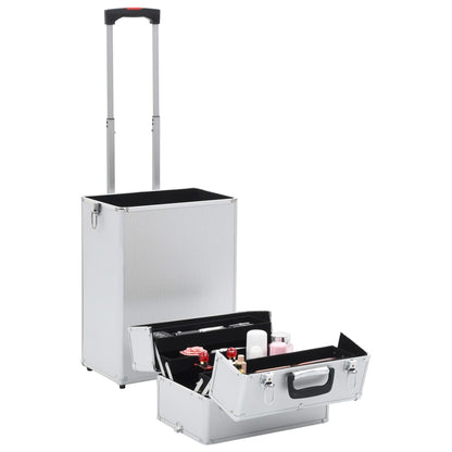 Make-Up Trolley Aluminium Kleurig