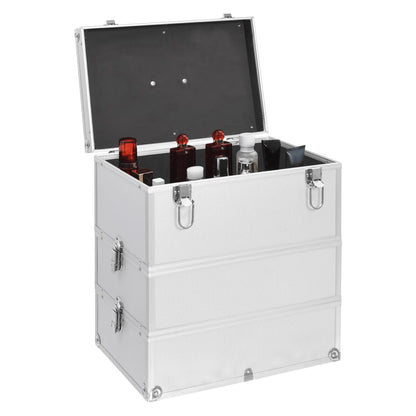 Make-Up Koffer 37X24X40 Cm Aluminium Kleurig