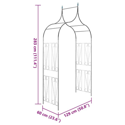 Tuinboog Speer Ontwerp Donkergroen