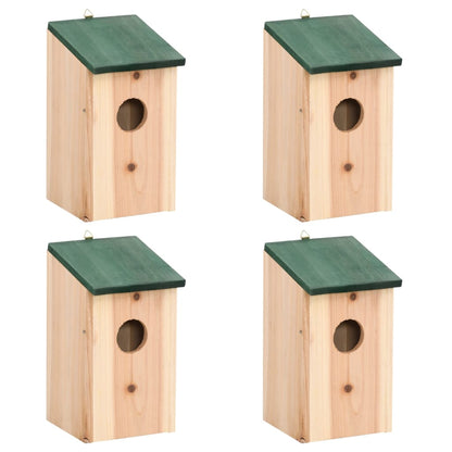 Vogelhuisjes 12X12X22 Cm Massief Vurenhout