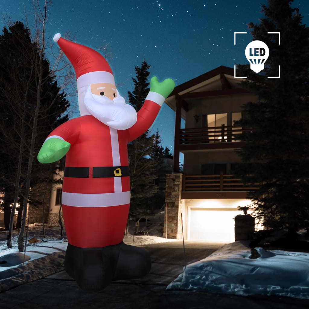 Kerstman Opblaasbaar Met Led's Ip44 4,5 M