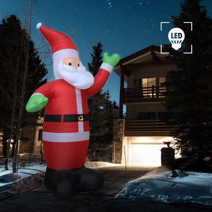 Kerstman Opblaasbaar Met Led's Ip44 4,5 M