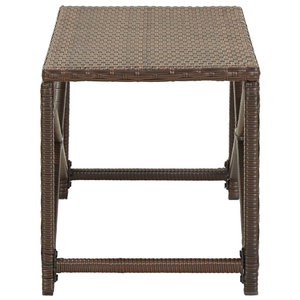 Tuinbank Poly Rattan Bruin