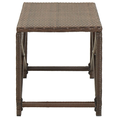 Tuinbank Poly Rattan Bruin