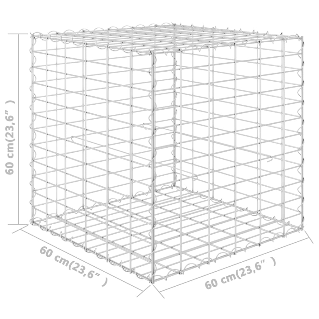 Gabion Plantenbak Verhoogd Kubus Staaldraad