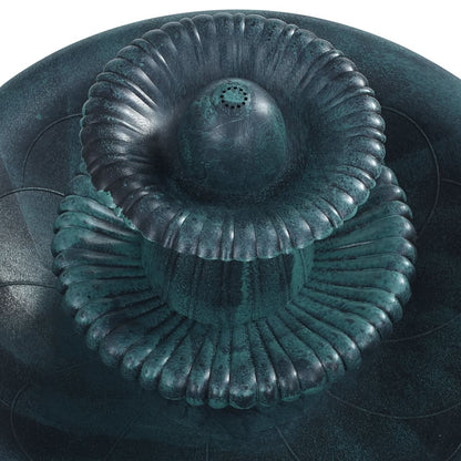 Vogelbadje Met Fontein 50X91 Cm Kunststof