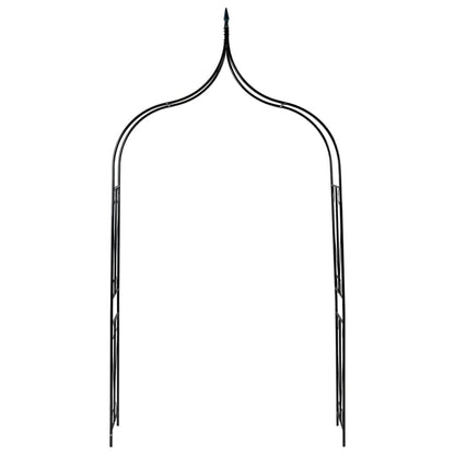 Tuinboog 142X37X275 Cm Ijzer Donkergroen