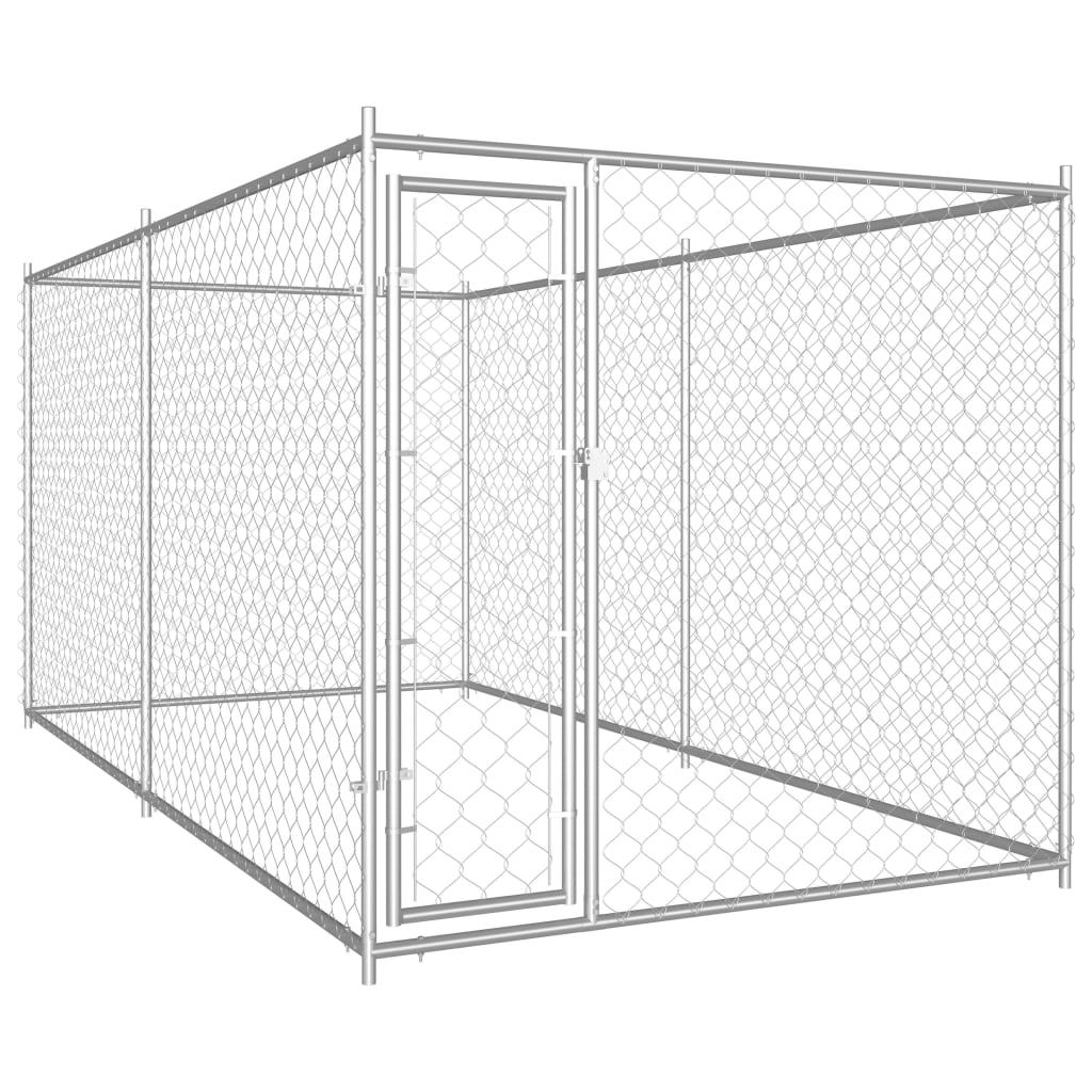 Hondenkennel Voor Buiten Met Dak 760X190X225 M