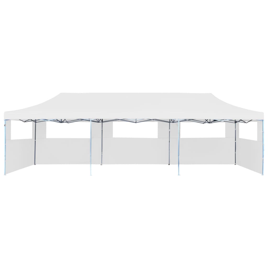 Partytent Pop-Up Met 5 Zijwanden 3X9 M Wit