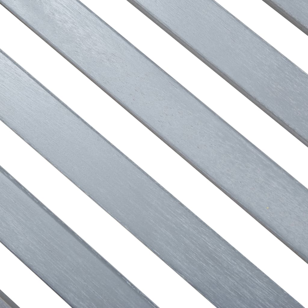 Tuinbank 2-Zits 120 Cm Massief Eucalyptushout Grijs