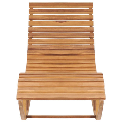 Ligbed Schommelend Massief Teakhout