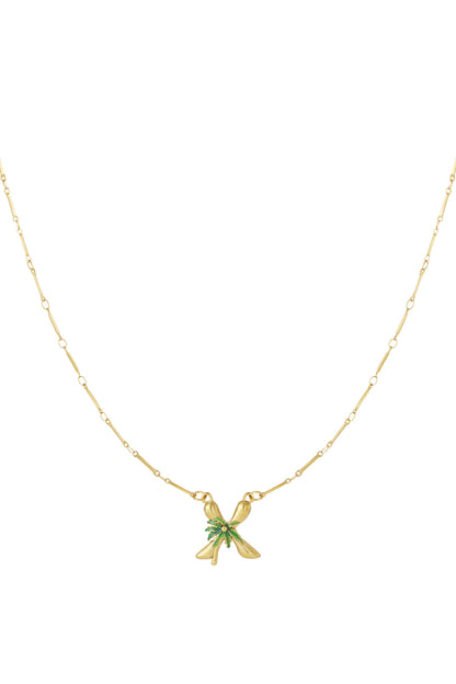 Happy Initials ketting met bedels
