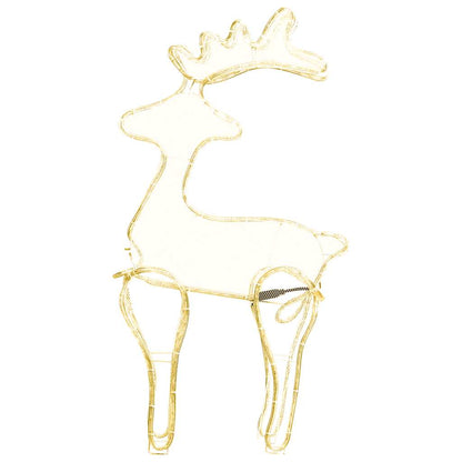 Kerstversiering Rendier Met Mesh 306 Led's 60X24X89 Cm