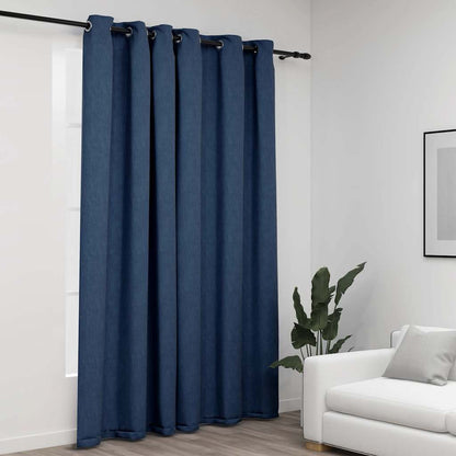 Gordijn Linnen-Look Verduisterend Met Ogen