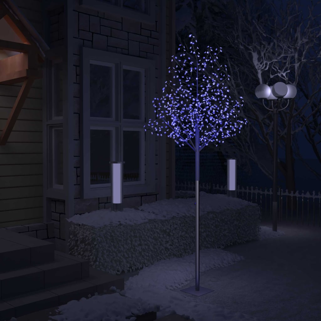 Kerstboom 2000 Led's Licht Kersenbloesem Blauw