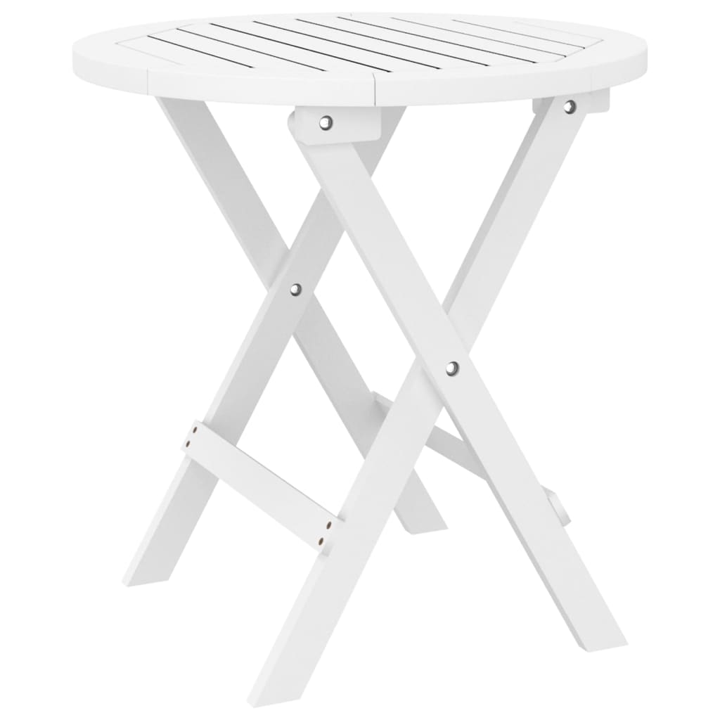 Tuintafel Inklapbaar Ø 46 Cm Massief Acaciahout