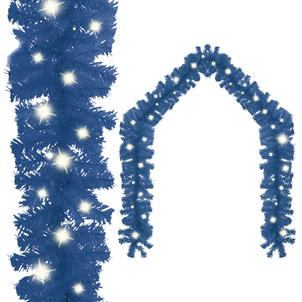Kerstslinger Met Led-Lampjes Blauw