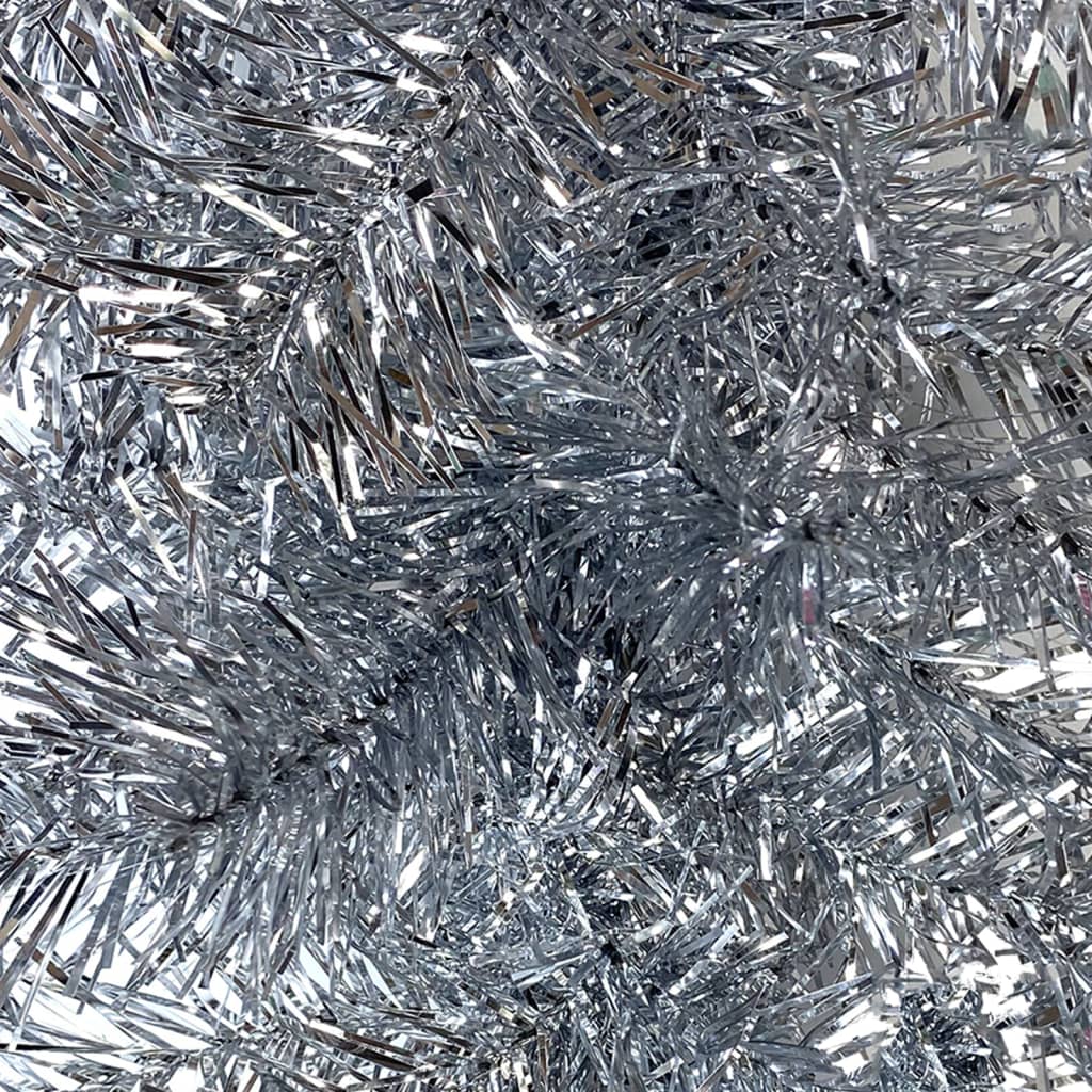 Kerstslinger Met Led-Lampjes Kleurig Zilver