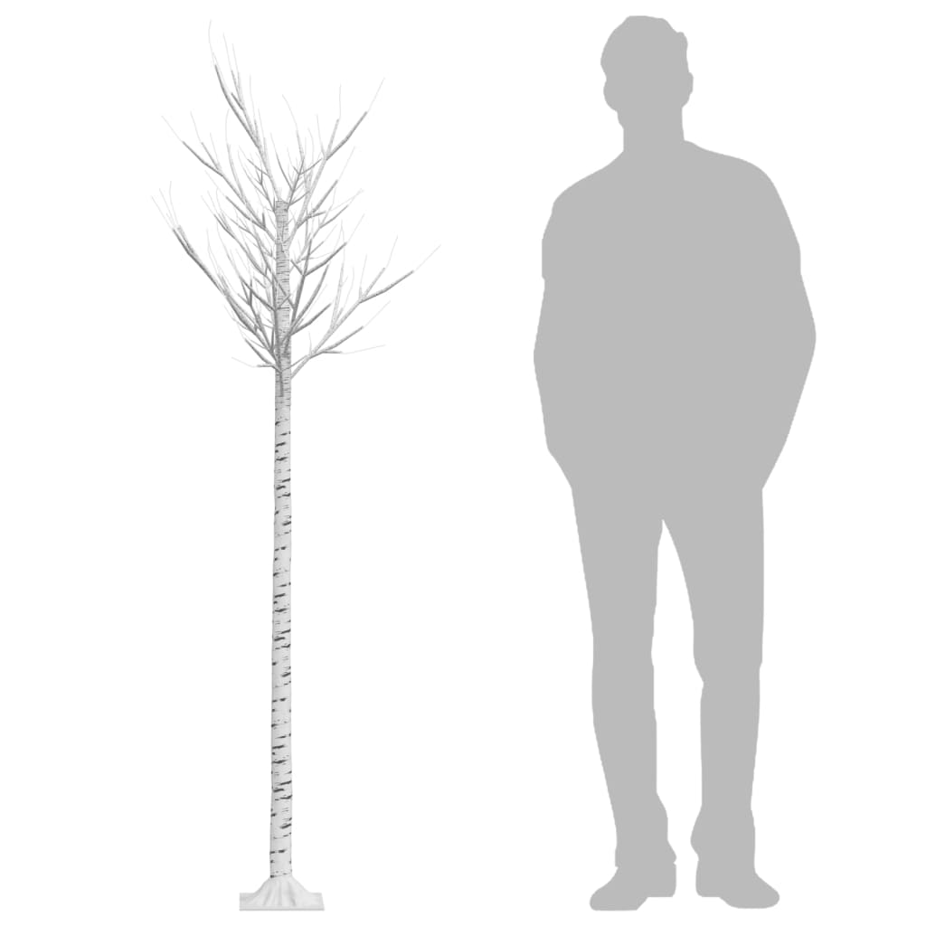 Kerstboom Wilg Met 200 E Led's Binnen En Buiten 2,2 M Blauw