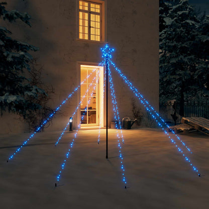 Led-Kerstboom Binnen Buiten 576 Leds 3,6 M Blauw