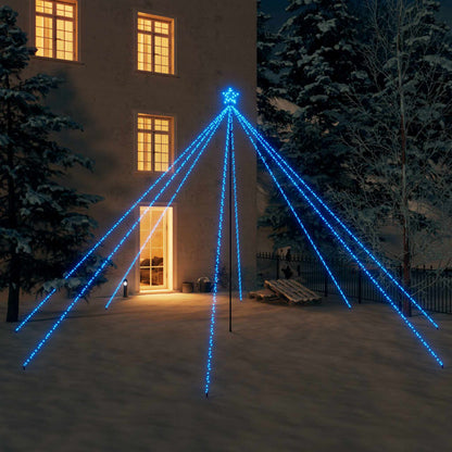 Led-Kerstboom Binnen Buiten 576 Leds 3,6 M Blauw