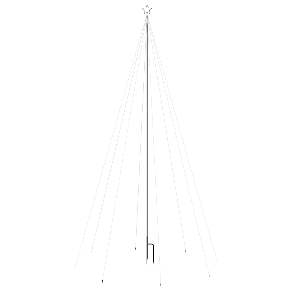 Led-Kerstboom Binnen Buiten 800 Leds 5 M Kleurrijk