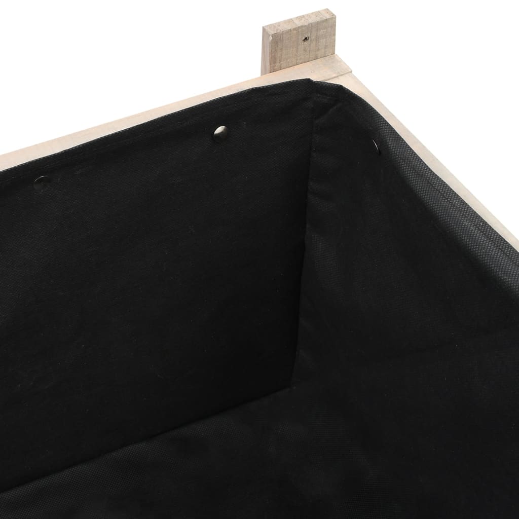 Plantenbak Verhoogd Met Kas 110X54X120 Cm Massief Vurenhout