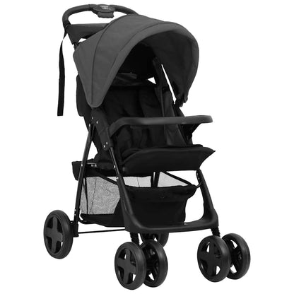 Kinderwagen Staal En Zwart