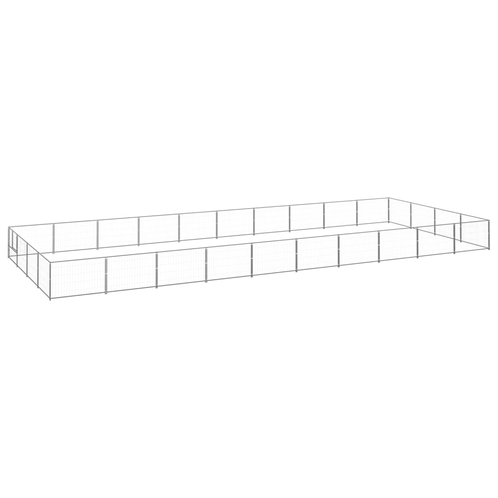 Hondenkennel 100 M² Staal Kleurig