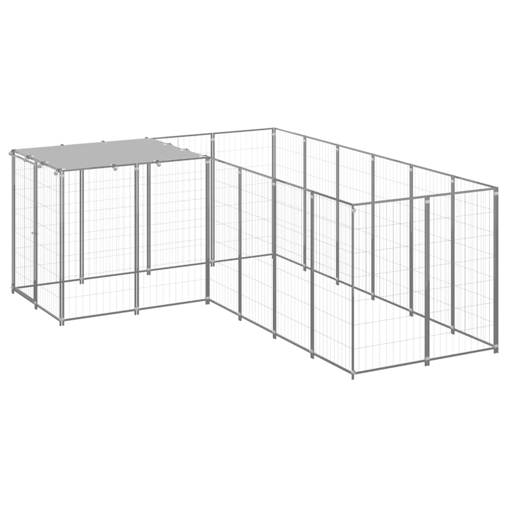 Hondenkennel 26,62 M² Staal Kleurig